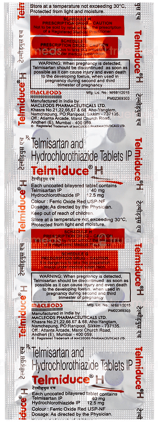 Telmiduce H Tablet 10