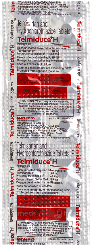 Telmiduce H Tablet 10