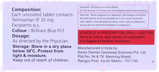 Telmifine 20 Tablet 10