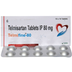 Telmifine 80 Mg Tablet 10