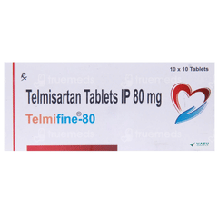 Telmifine 80 Mg Tablet 10 Telmifine 80 Mg Tablet 10