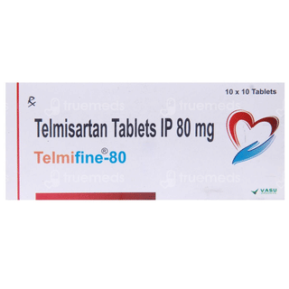 Telmifine 80 Mg Tablet 10