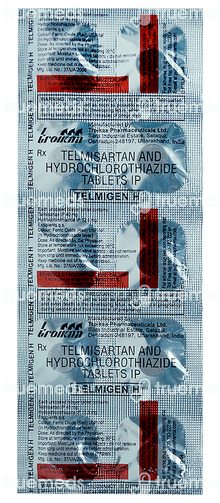 Telmigen H 40/12.5 MG Tablet 10