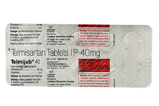 Telmijub 40 MG Tablet 10