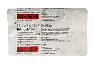 Telmijub 80 MG Tablet 10