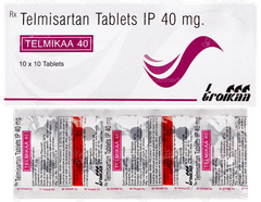 Telmikaa 40 Tablet 10