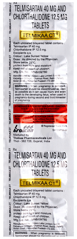 Telmikaa Ct Tablet 10