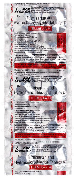 Telmikaa H Tablet 10