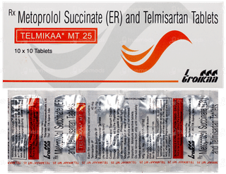 Telmikaa Mt 25 Tablet 10