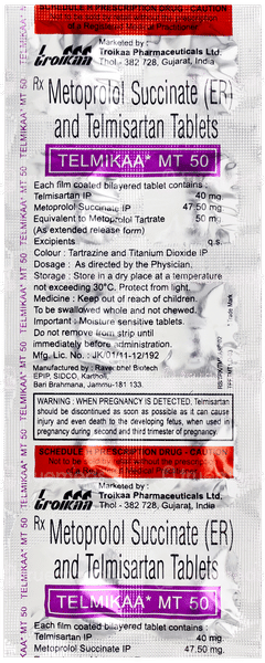 Telmikaa Mt 50 Tablet 10