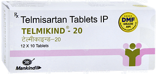 Telmikind 20 Tablet 10