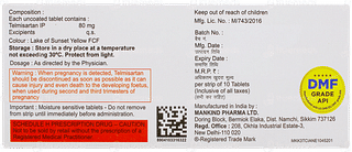 Telmikind 80 Tablet 10
