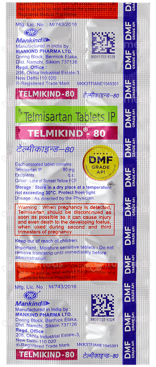 Telmikind 80 Tablet 10