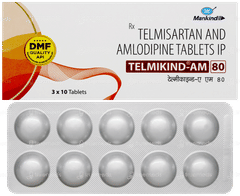 Telmikind Am 80 Tablet 10