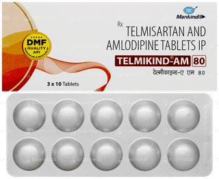 Telmikind Am 80 Tablet 10