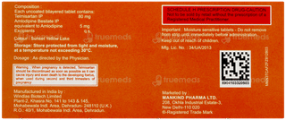 Telmikind Am 80 Tablet 10