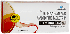 Telmikind Am 80 Tablet 10