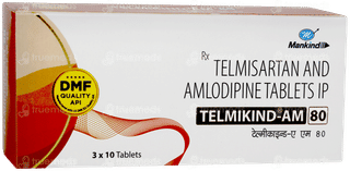 Telmikind Am 80 Tablet 10