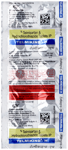 Telmikind H Tablet 10