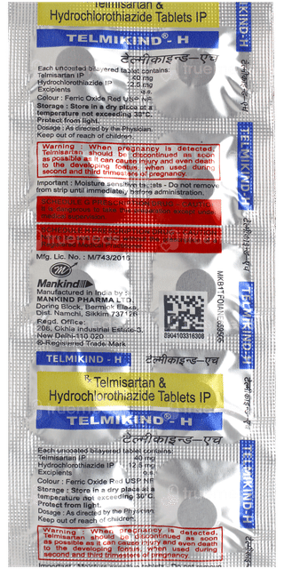 Telmikind H Tablet 10