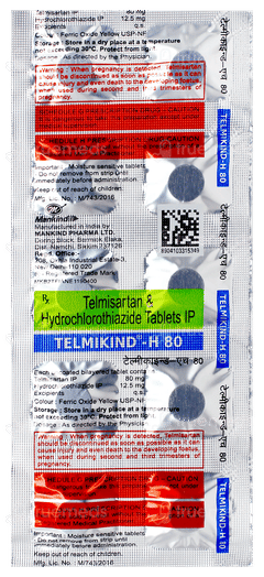 Telmikind H 80 Tablet 10