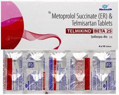 Telmikind Beta 25 Tablet 10