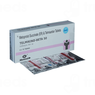 Telmikind Beta 50 Tablet 10