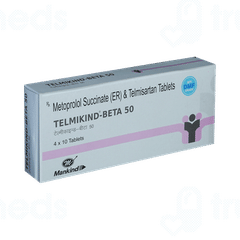 Telmikind Beta 50 Tablet 10