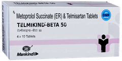 Telmikind Beta 50 Tablet 10