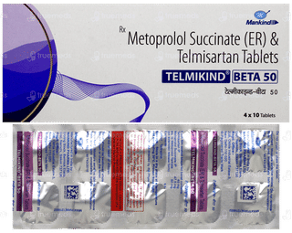 Telmikind Beta 50 Tablet 10