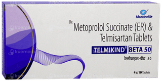 Telmikind Beta 50 Tablet 10
