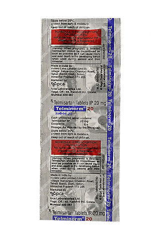 Telminorm 20 MG Tablet 10