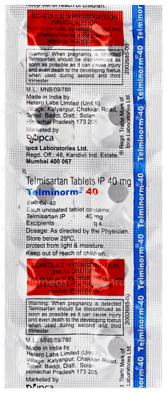Telminorm 40 Tablet 10