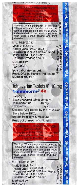 Telminorm 40 Tablet 10