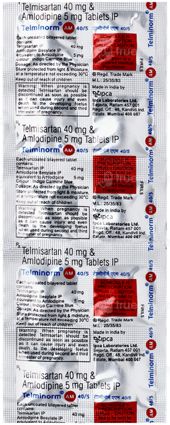 Telminorm Am 40/5 Tablet 10