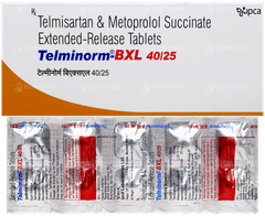 Telminorm Bxl 40/25 Tablet 10