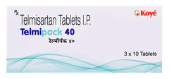 Telmipack 40 3 Pack Of 10 Tablets Telmipack 40 3 Pack Of 10 Tablets
