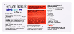 Telmipack 40 3 Pack Of 10 Tablets Telmipack 40 3 Pack Of 10 Tablets