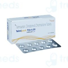 Telmipack Trio 6.25 Tablet 10 Telmipack Trio 6.25 Tablet 10