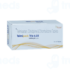 Telmipack Trio 6.25 Tablet 10 Telmipack Trio 6.25 Tablet 10