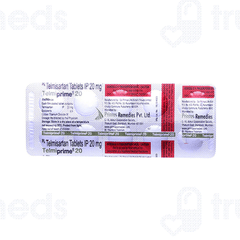 Telmiprime 20 Tablet 10 Telmiprime 20 Tablet 10