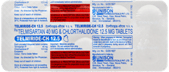 Telmiride Ch 12.5 Tablet 10 Telmiride Ch 12.5 Tablet 10