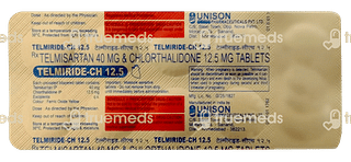 Telmiride Ch 40/12.5 MG Tablet 10