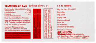 Telmiride Ch 6.25 Tablet 10