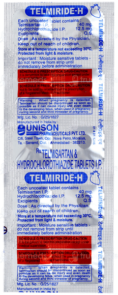 Telmiride H Tablet 10 Telmiride H Tablet 10