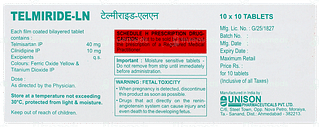 Telmiride Ln Tablet 10