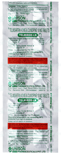 Telmiride Ln Tablet 10