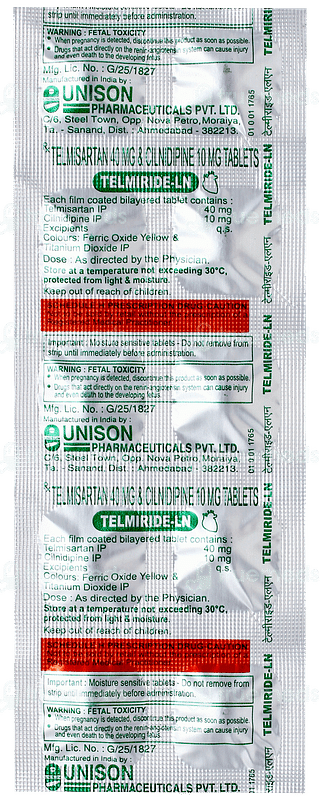 Telmiride Ln Tablet 10