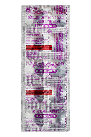 Telmiride Mt 40/50 MG Tablet Er 10