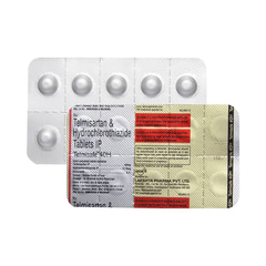 Telmisafe H 40/12.5 MG Tablet 10 Telmisafe H 40/12.5 MG Tablet 10